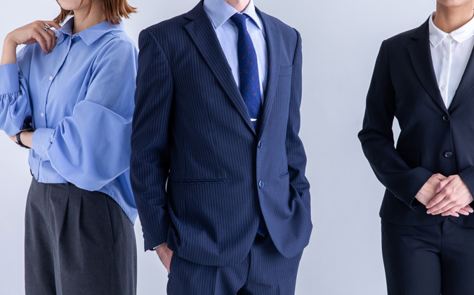 社員の男女比、年齢比のイメージ